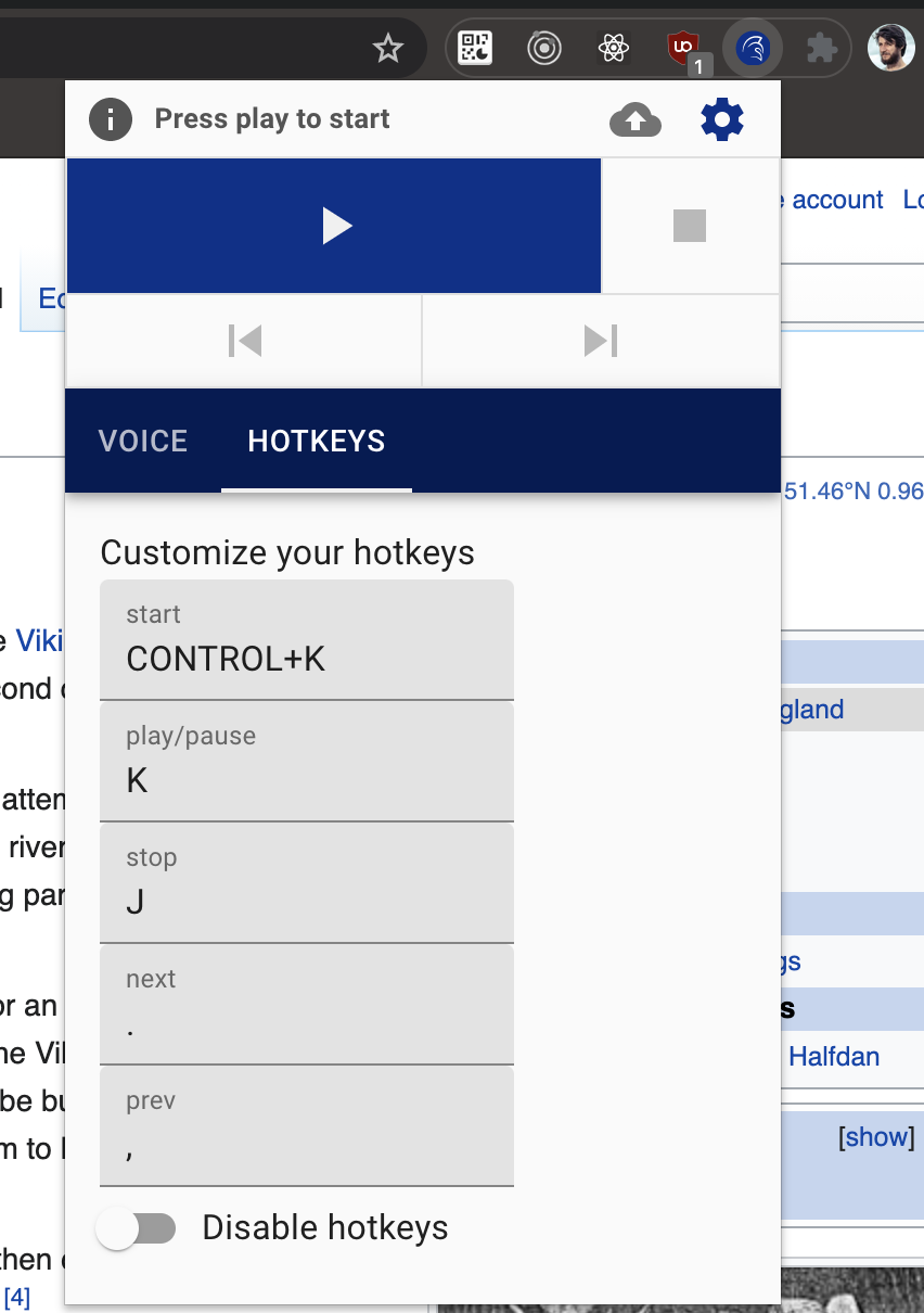 installed settings pericles
